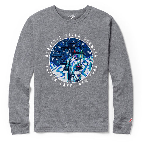 Long Sleeve T - Fall Heather, Chairlift